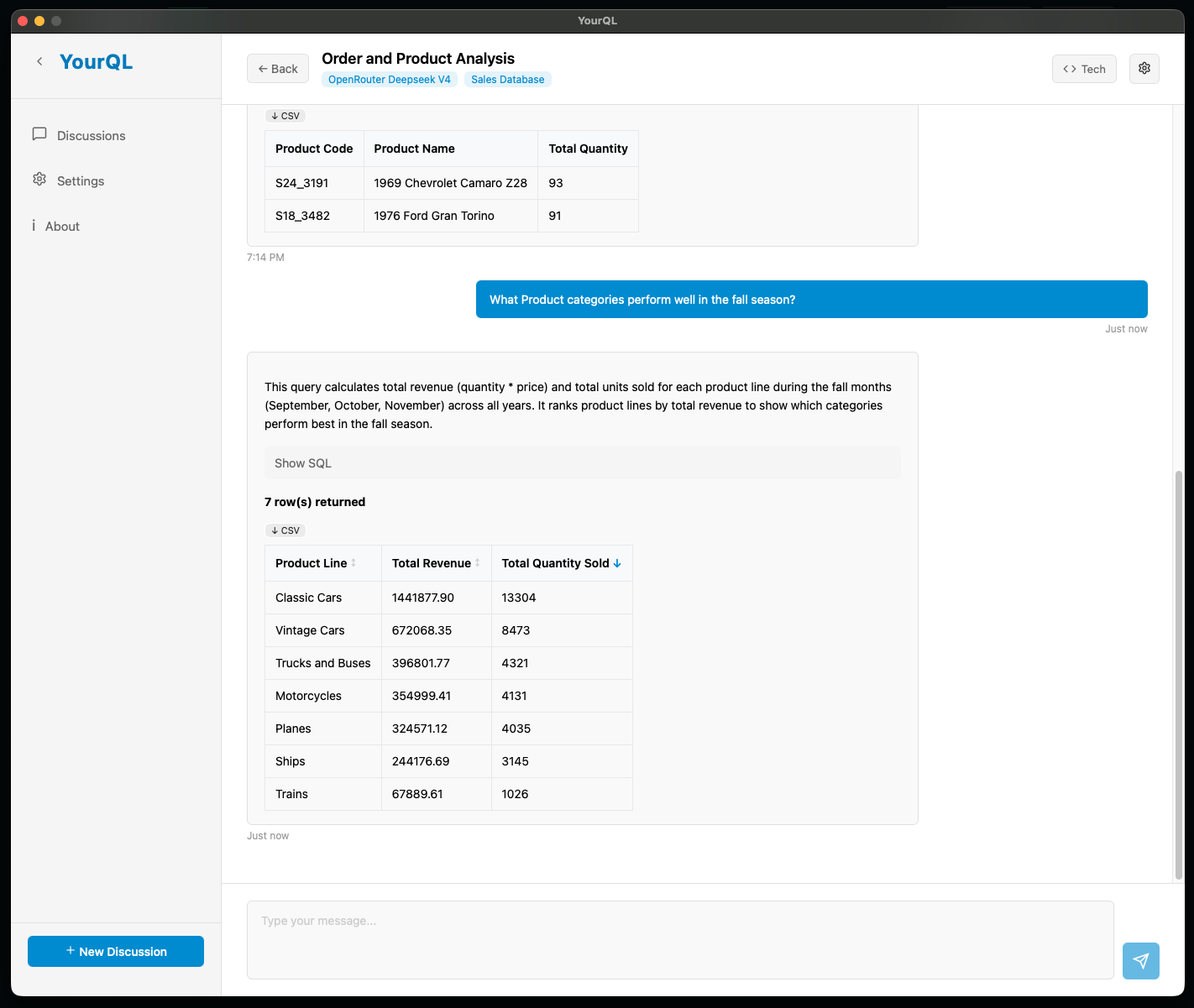 YourQL screenshot