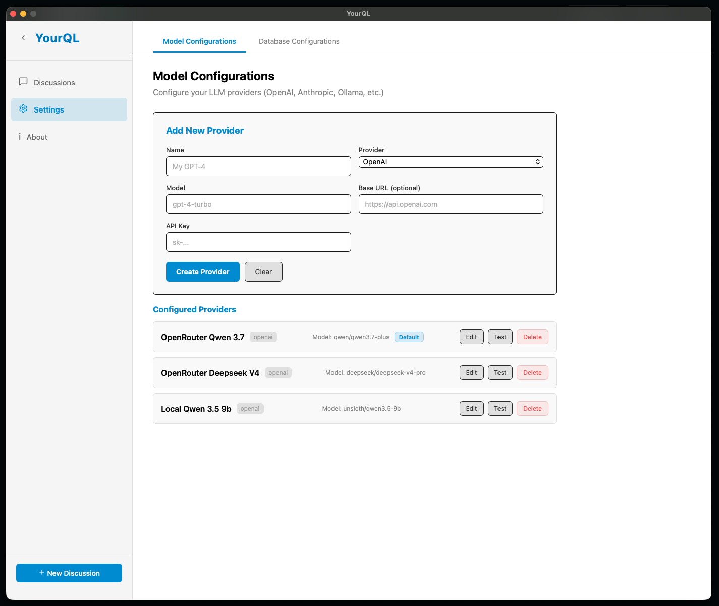 YourQL screenshot